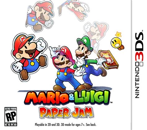 Mario And Luigi Paper Jam Boxart By Sonicblast43o9 On Deviantart