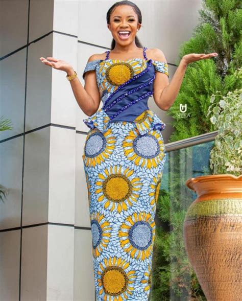 Photos Latest Ankara Fashion Styles By Ghana Female Celebrities New African Dresses Inspi