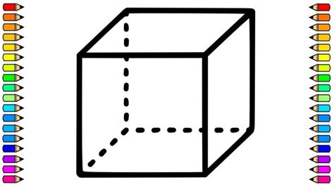 Cómo Dibujar Un Cubo O Prisma Dibujo De Cubo Paso A Paso Dibujos