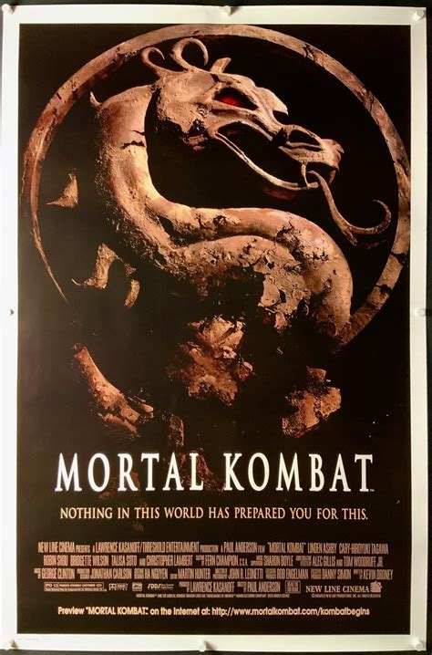 Mortal Kombat Movie Poster Ubicaciondepersonascdmxgobmx