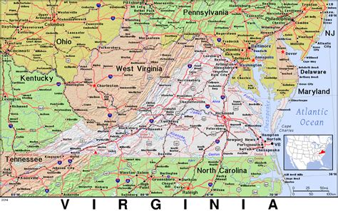 Map Of Virginia And North Carolina Border Yucca Valley Map