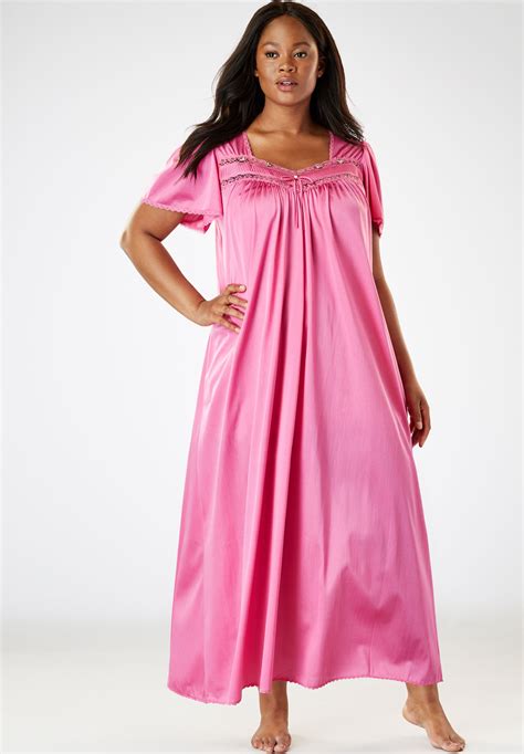 full sweep nightgown by only necessities® plus size sleep gowns jessica london