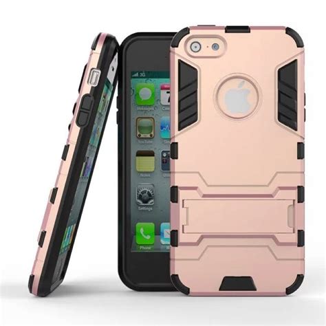 For Iphone 5 5s 5c Se Case 2 In 1 Hybrid Anti Knock Kickstand