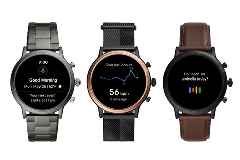 The fossil smartwatch gen 5is available in two versions: Fossil's new smartwatches will let iPhone users take calls ...