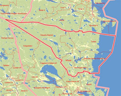 Man kan zooma in eller ut i kartan. Nordanstig - Karta - Val 2010