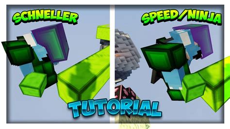 Tutorial schneller & ninja/speed bridge | Minecraft Tutorial - YouTube