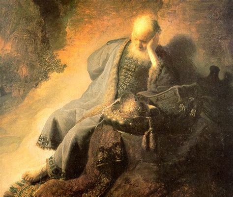Jeremiah The Weeping Prophet Rembrandt Popular Paintings Rembrandt