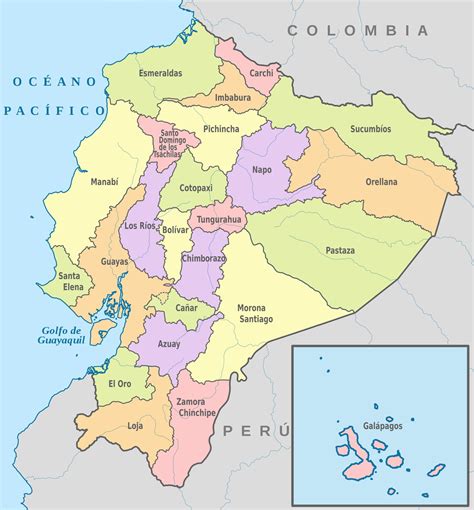 Los Rios Mapas Provincias Map Of Provinces Landkarten Provinzen Ecuador