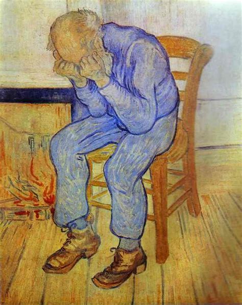 The Original Painting Of Old Man In Sorrow Vincent Van Go Flickr