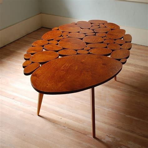 Its design is simple and mimics the look of live edge wood which helps to balance out all. Large Circles Coffee Table by michaelarras - Eclectic ...