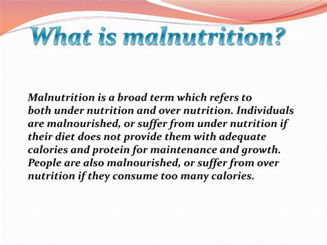 Ppt Malnutrition Powerpoint Presentation Free Download Id2473556