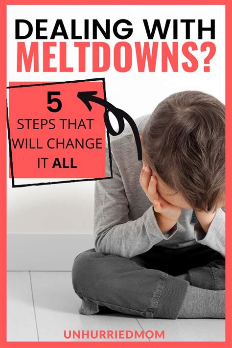 5 Simple Steps To Manage Meltdowns And Tame Temper Tantrums Tantrum