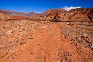Argentina Desert Red Rock Landscape Stock Image Image Of
