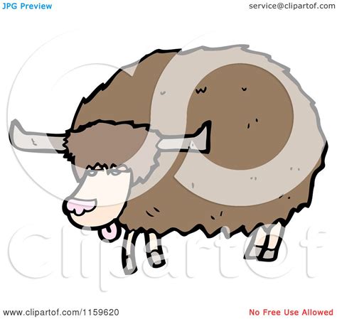 Cartoon Of An Ox Royalty Free Vector Illustration By Lineartestpilot