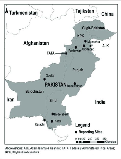 Pakistan Provinces Map