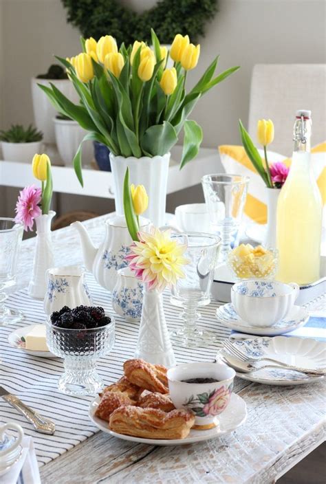 Tea Party Ideas Bright And Cheery Tablescape Afternoon