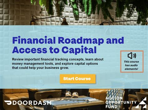 Financial Roadmap And Access To Capital Accion Opportunity Fund