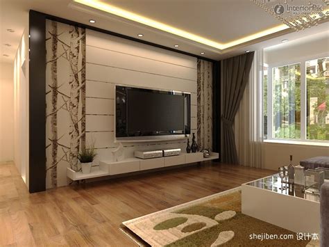 Modern Rendering Of Tv Background Wall Decoration 1224 Tv Wall