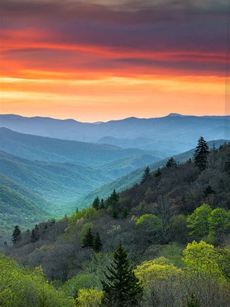 Great Smoky Mountains National Park In North Carolina And Tennessee