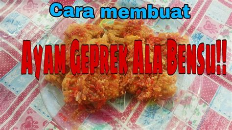 Rolade atau roulade adalah salah satu jenis hidangan olahan daging sapi, daging ayam, atau daging lainnya. Cara Membuat Ayam Geprek Ala BENSU Viral!!! - YouTube