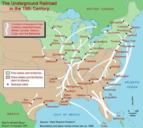 Routes To Freedom Underground Railroad Underground Railroad