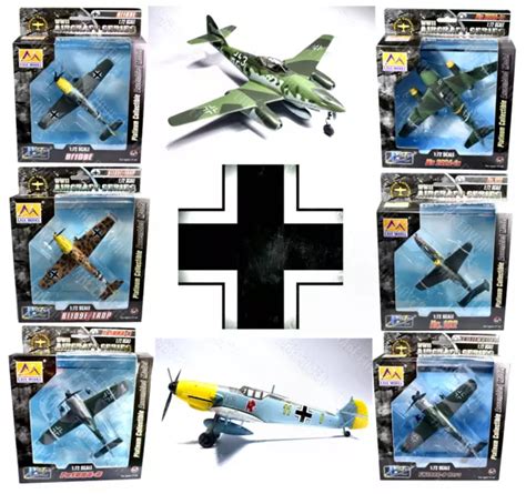 Easy Model 172 Scale Luftwaffe German Fighter Aircraft Of Ww2