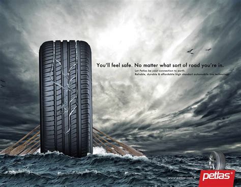 Petlas Tires Breakwater Clever Advertising Car Advertising Advertising Design Outdoor