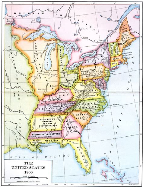 Map Of The United States In 1800 Wisconsin State Parks Map