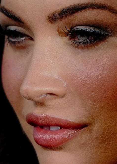 Celebrity Closeup Celebs Without Makeup Megan Fox Facial Pictures