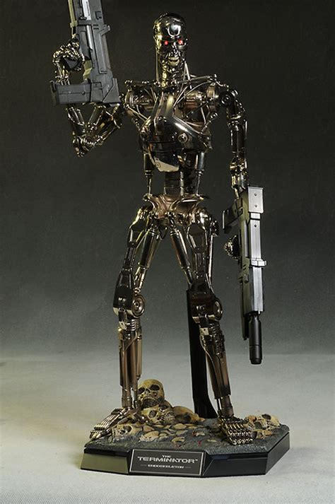 Review And Photos Of Terminator Endoskeleton 14 Scale Action Figure By