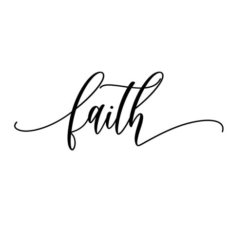 Faith Heart Svg Eps Png Files Digital Download Files