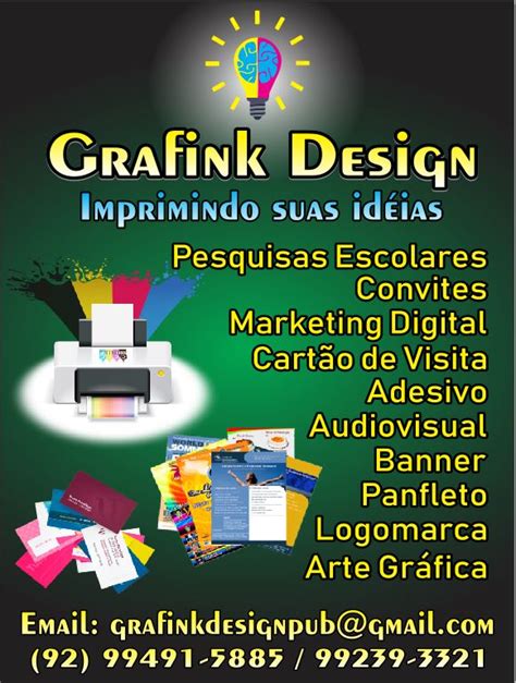 Design e Comunicação Visual Grafink Design e Comunicação Visual