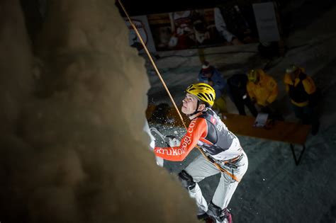 Russia Take Gold In Men And Women S Speed Finals At Uiaa Ice Climbing World Cup In Rabenstein
