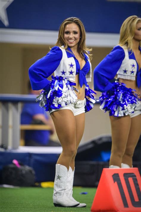 See photos from the dallas cowboys cheerleaders 2019 auditions! Sep 8, 2019; Arlington, TX, USA; The Dallas Cowboys cheerleaders perform during the game between ...