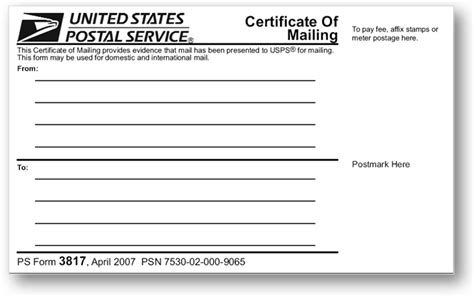With professional writing templates, you can handle this can be done by commissioning a messenger to provide witness proof. Postal Advisor | Proof of Mailing Comparison