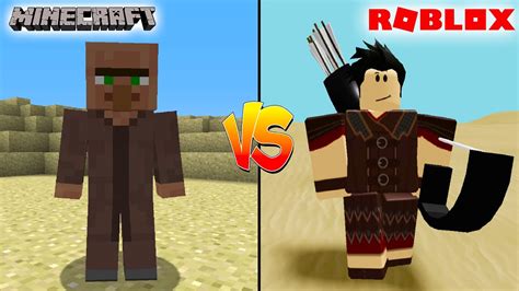Minecraft Villager Vs Roblox Villager Which Is Better Youtube