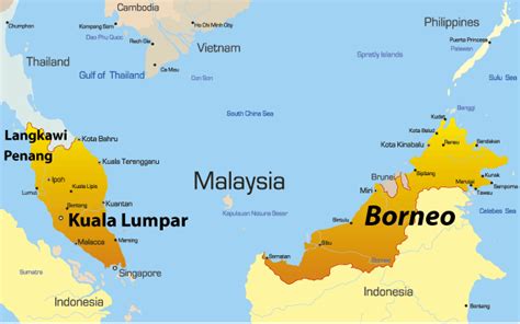 Find out more with this detailed map of malaysia provided by google maps. Malaysia Map Showing Attractions & Accommodation