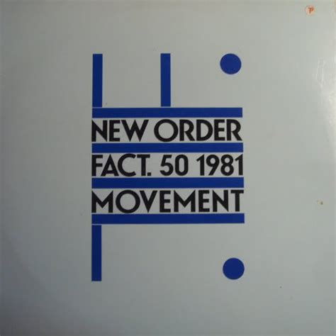 New Order Movement 1982 Vinyl Discogs