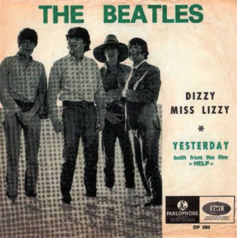 Dizzy Miss Lizzy Single Artwork Belgium The Beatles Bible