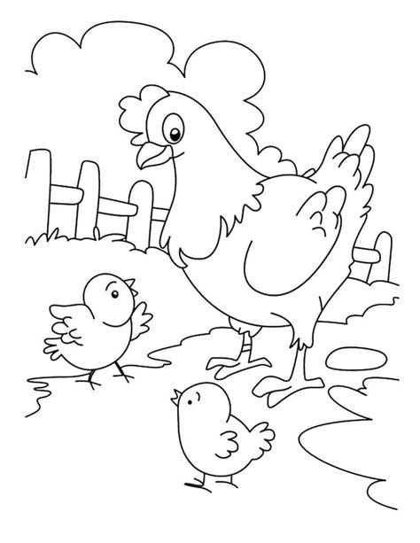 68 Mewarnai Gambar Ayam Animasi Terbaru Ukiranku
