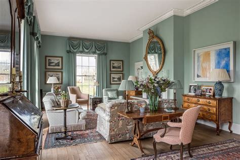Traditional English Manor House Drawing Room Scene Therapy