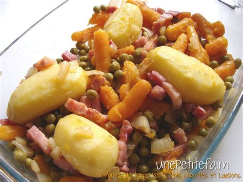 021 Pommes de terre petits pois carottes et lardons