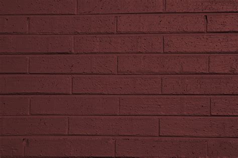 Brownish Red Painted Brick Wall Texture Picture Free Photograph