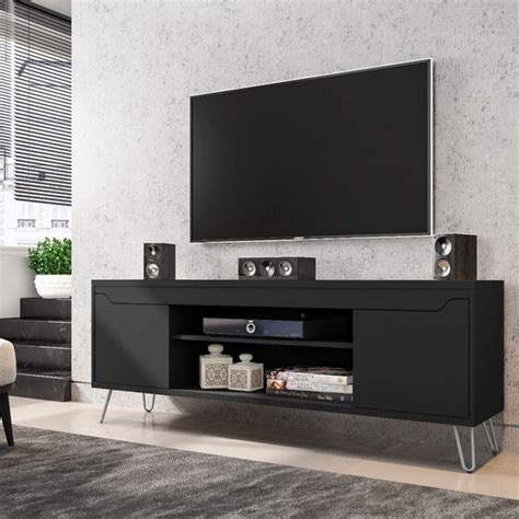 W870 Black Tv Stand W33115870 La Spezia Tv Stands Comfyco Furniture