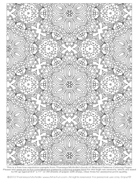 Get This Hard Coloring Pages Abstract Patterns