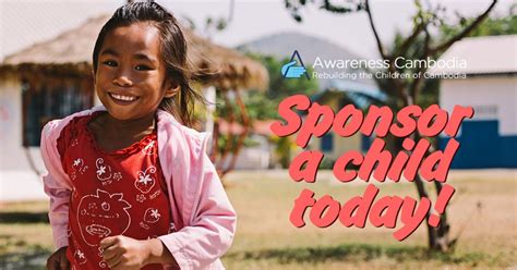 Become A Child Sponsor Awareness Cambodia