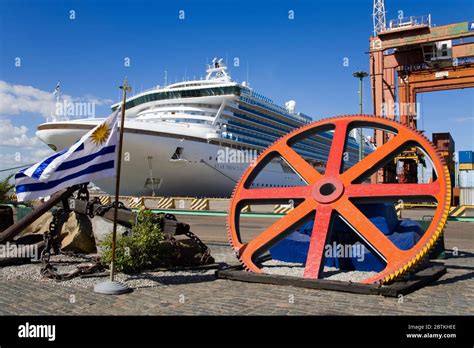 Cruise Ship In Montevideo Port Uruguay South America Stock Photo Alamy