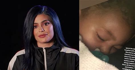 Kylie Jenners Message After Stormi Was Hospitalized For An Allergic