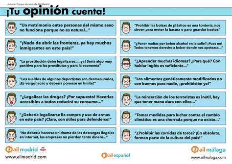 Spanish Class Teaching Spanish Opinion Educational Websites Debate