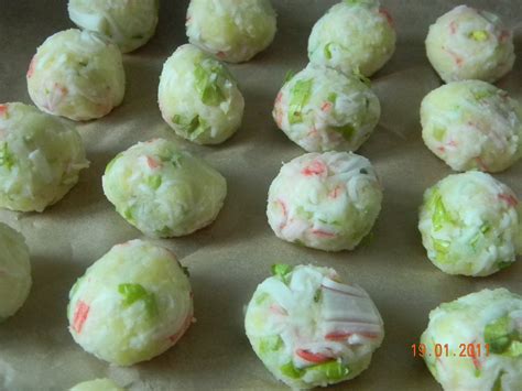 Video resep sup krim kerang kentang ala yummy ini enak sekali dan mudah dimasak dengan 5 langkah. What I Have Cooked: Bebola Kentang Ketam